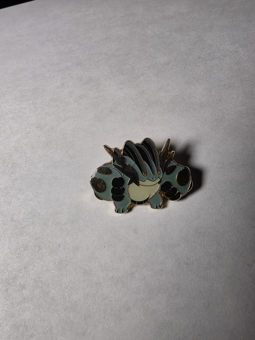 Pokemon Swampert Enamel Pin - Teal, Black, Cream